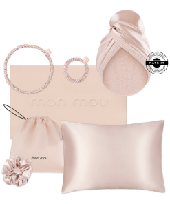 Set von Accessoires aus Seide