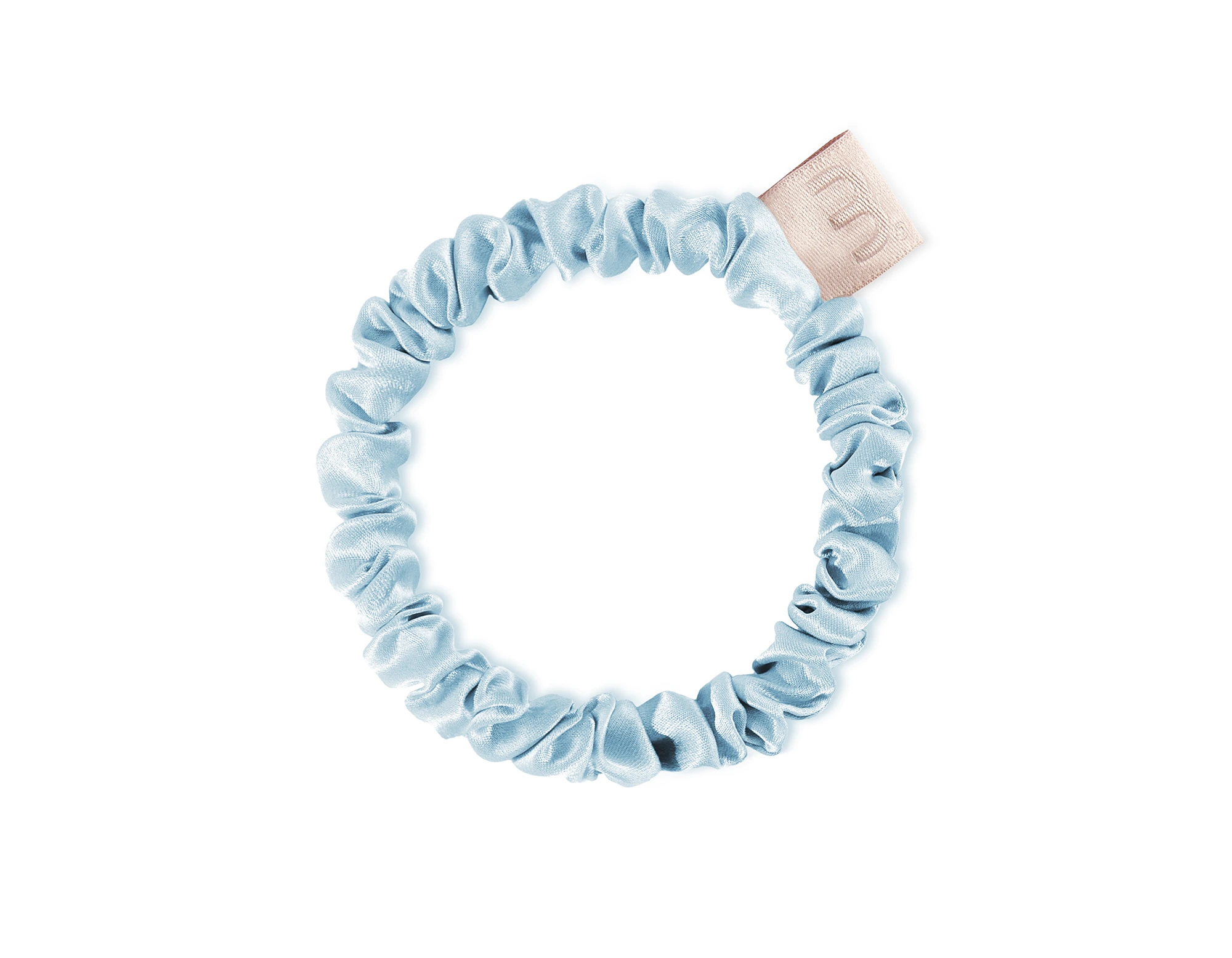 Dünner Seiden-Scrunchie