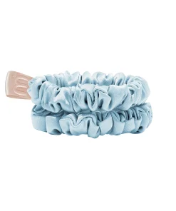Set feiner Mini-Seiden-Scrunchies
