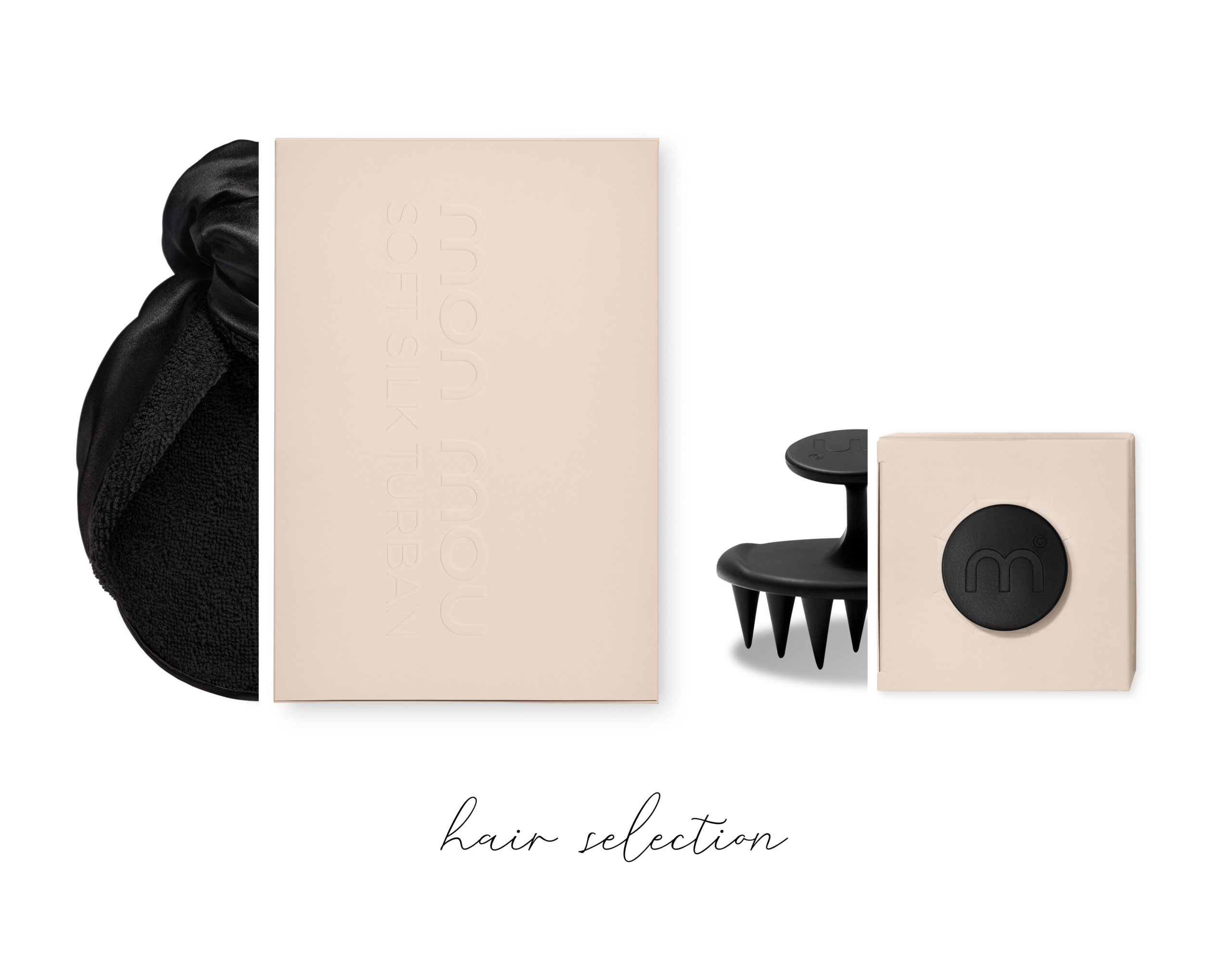 Kombination von Haarpflege-Accessoires