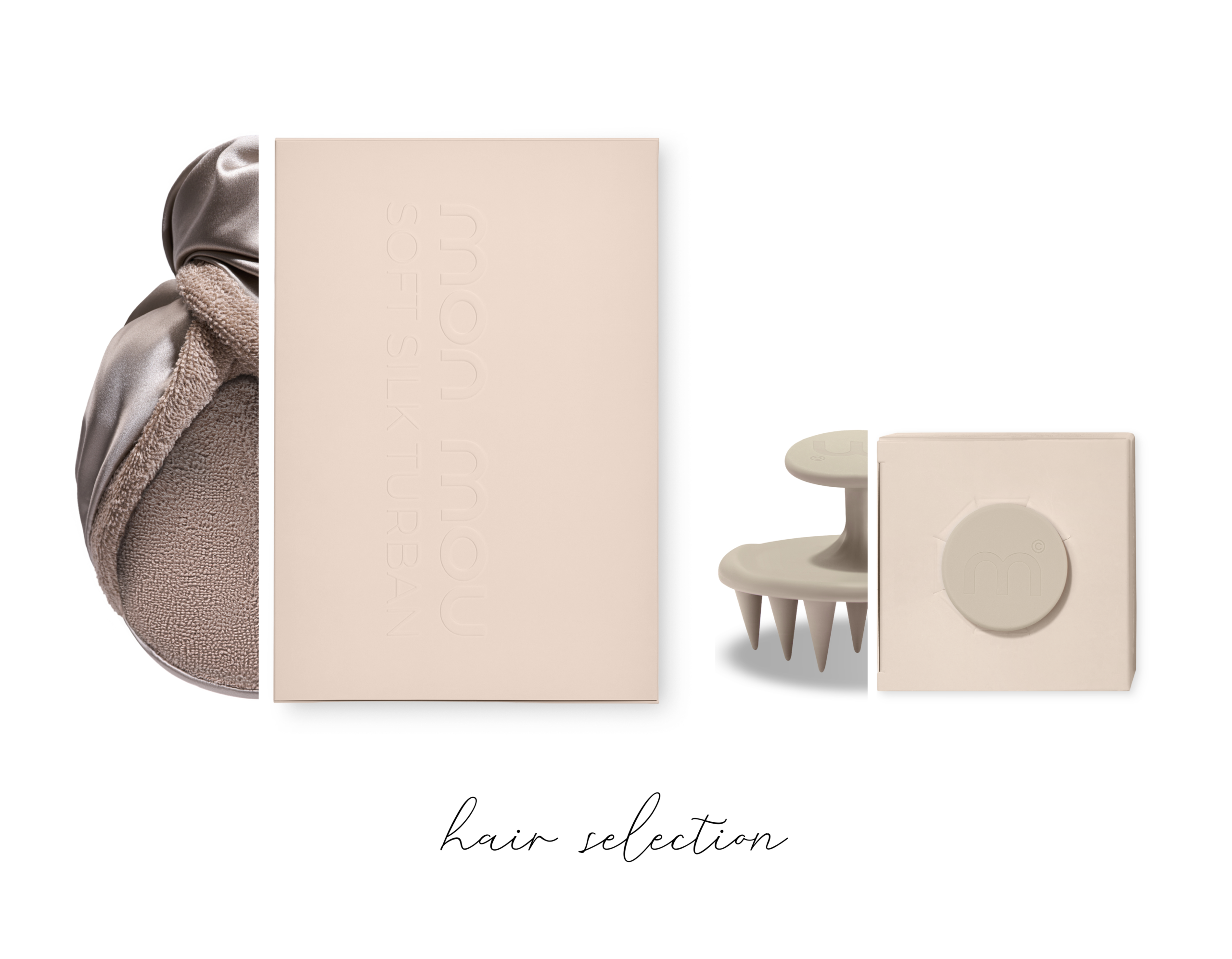 Kombination von Haarpflege-Accessoires