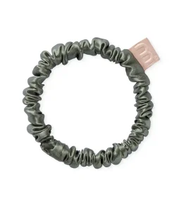 Dünner Seiden-Scrunchie