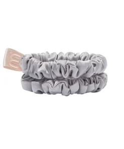 Set feiner Mini-Seiden-Scrunchies