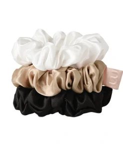 Set mittlerer Seiden-Scrunchies