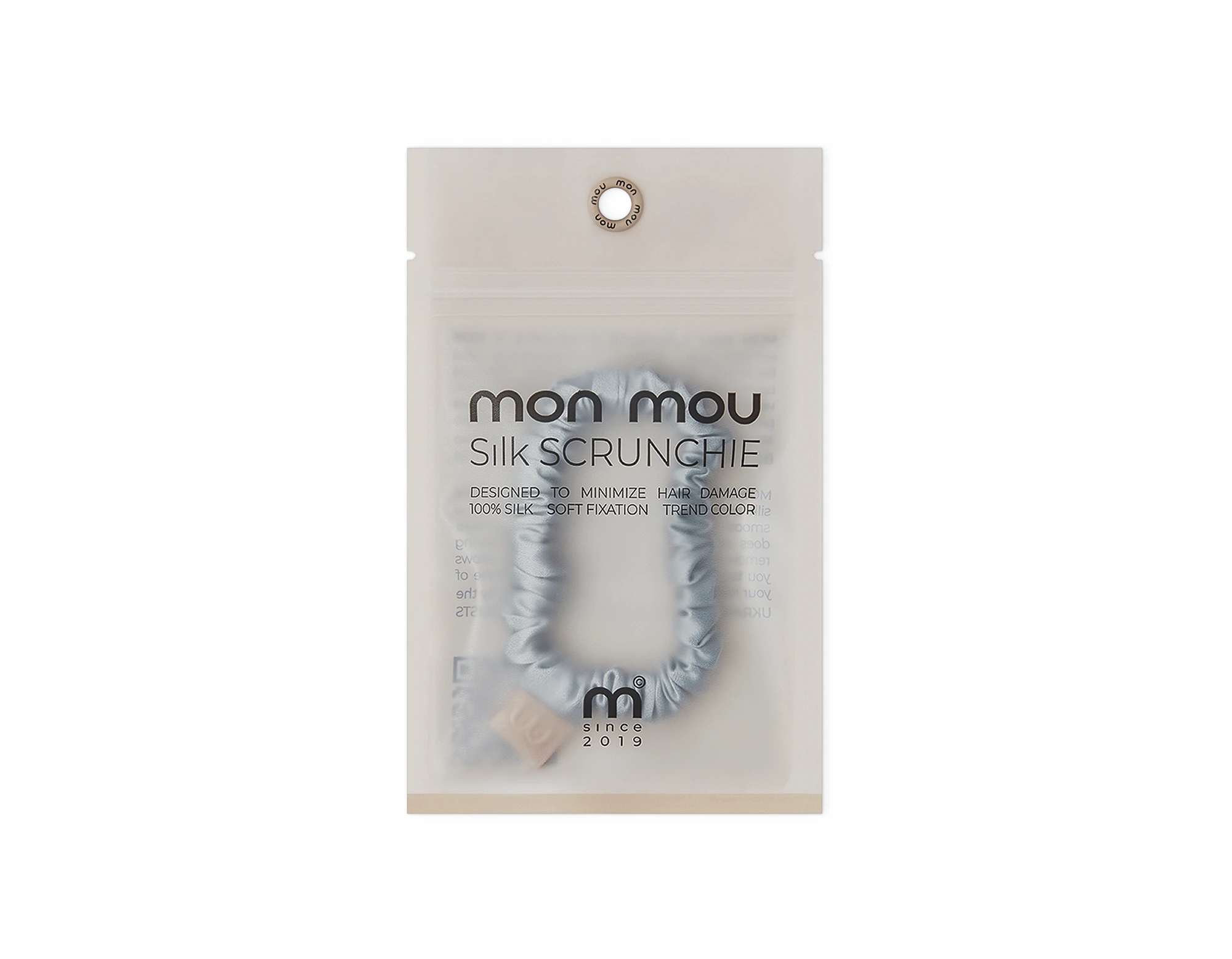 Dünner Seiden-Scrunchie – Bild 2