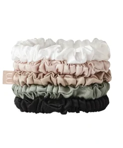 Set feiner Seiden-Scrunchies