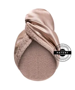 Seiden-Haarturban mit Frottee-Innenseite
