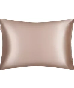 Seidenkissenbezug mit Satin